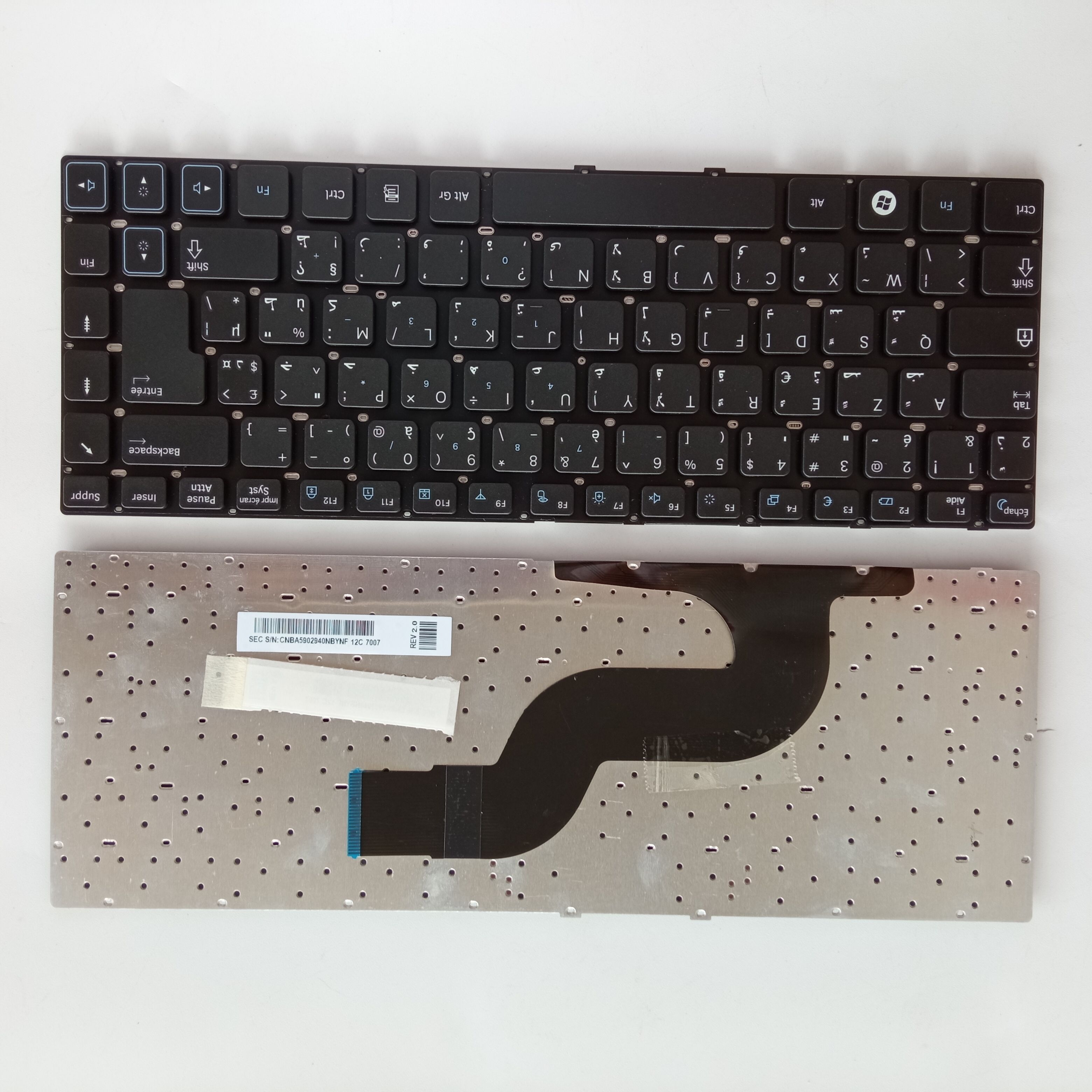 Picture of New Replacement Laptop Keyboard For SAMSUNG RV411/RV412/RV413 Enter BLACK AR Layout